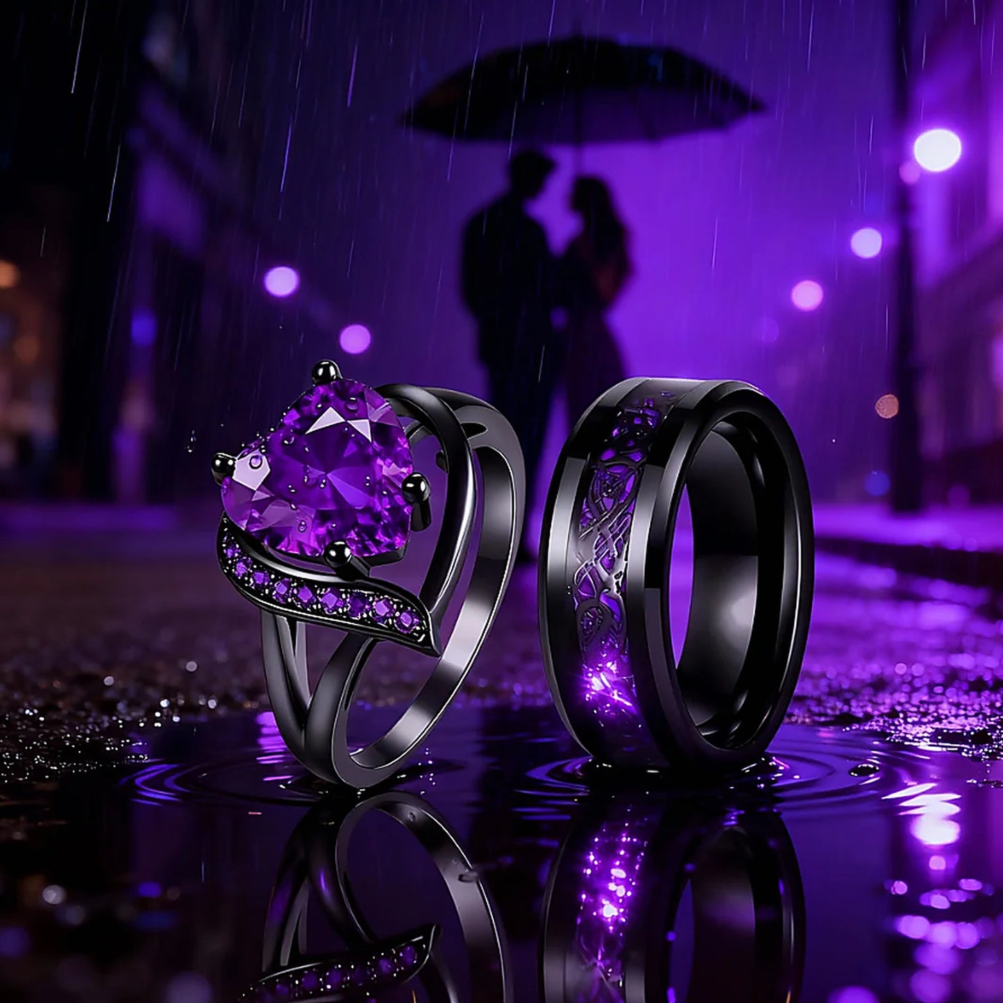 Anillos De Promesa Eterna Para Pareja